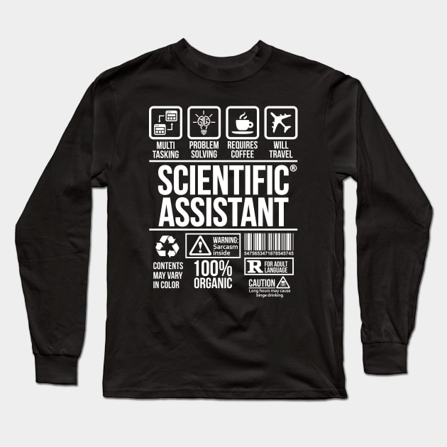 Scientific assistant T-shirt | Job Profession | #DW Long Sleeve T-Shirt by DynamiteWear